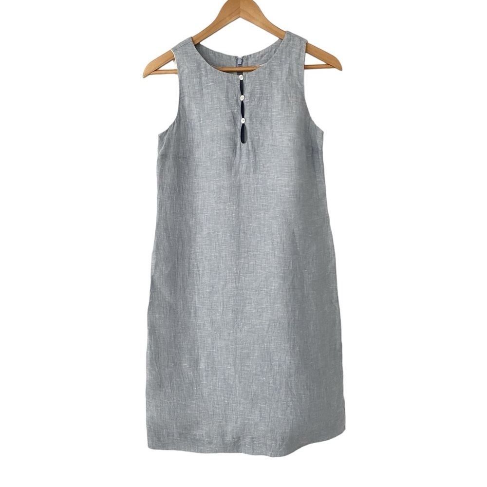 Island Company 100% Linen, Castaway Shift Dress, XS